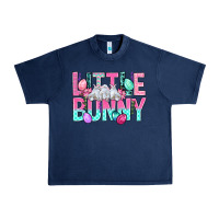 Navy Little Bunny Easter Urban Heavy Tee - BundleAndBundleShop