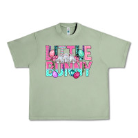 Oil Green Little Bunny Easter Urban Heavy Tee - BundleAndBundleShop