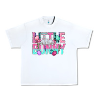 White Little Bunny Easter Urban Heavy Tee - BundleAndBundleShop