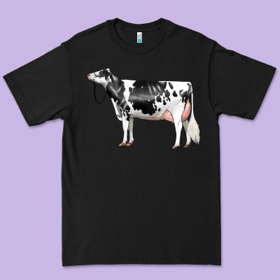 Holstein Dairy Cow Premium Tee Designed By Lillyallendesigns