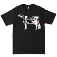 Black Holstein Dairy Cow Premium Tee - LillyAllenDesigns