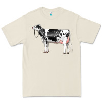 Bone Holstein Dairy Cow Premium Tee - LillyAllenDesigns