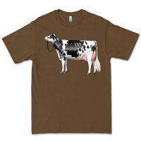 Cacao Holstein Dairy Cow Premium Tee - LillyAllenDesigns