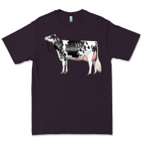 Plum Holstein Dairy Cow Premium Tee - LillyAllenDesigns