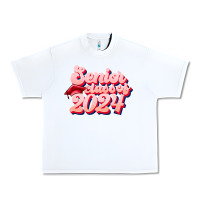 White senior class of 2024 Urban Heavy Tee - JahusDesignShop