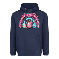 Navy Easter eggs rainbow Heavyweight Hoodie - OliviaCreatesArt