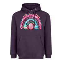 Plum Easter eggs rainbow Heavyweight Hoodie - OliviaCreatesArt