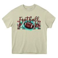 Mossy football mom Heavy Core Tee - BarkalooDesign