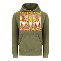 Vintage Olive Thankful Gnomes Vintage Hoodie - MaliasSmallBusiness