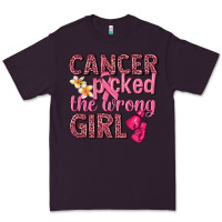 Plum cancer picked the wrong girl Premium Tee - NancyCooperArtShop