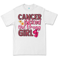White cancer picked the wrong girl Premium Tee - NancyCooperArtShop