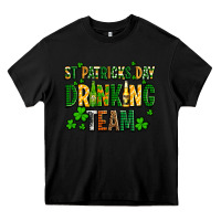 Black st patricks day drinking team Heavy Core Tee - AdoDesignShop
