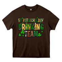 Chocolate Brown st patricks day drinking team Heavy Core Tee - AdoDesignShop