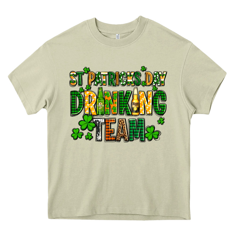 St Patricks Day Drinking Team Heavy Core Tee by AdoDesignShop | Teevron
