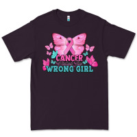 Plum cancer picked the wrong girl Premium Tee - NancyCooperArtShop