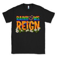 Black LGBTQ+ Rainbows Reign Classic Tee - BundleAndBundleShop