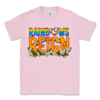 Bubblegum Pink LGBTQ+ Rainbows Reign Classic Tee - BundleAndBundleShop