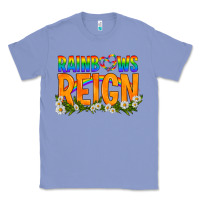 Colony Blue LGBTQ+ Rainbows Reign Classic Tee - BundleAndBundleShop