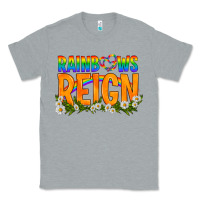 Heather Grey LGBTQ+ Rainbows Reign Classic Tee - BundleAndBundleShop