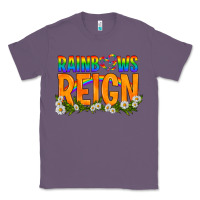 Lavender LGBTQ+ Rainbows Reign Classic Tee - BundleAndBundleShop