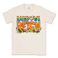 Natural LGBTQ+ Rainbows Reign Classic Tee - BundleAndBundleShop