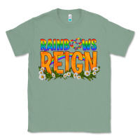 Sage LGBTQ+ Rainbows Reign Classic Tee - BundleAndBundleShop