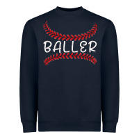 Navy BALLER Heavyweight Sweatshirt - Bettercallsaul