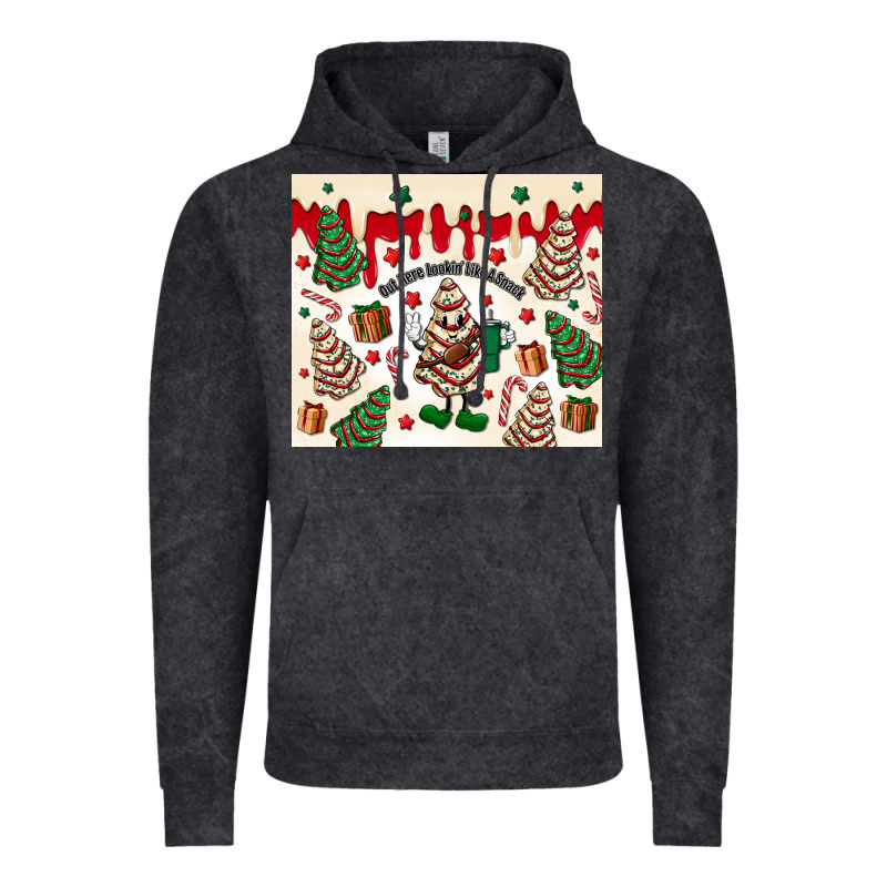 Boojee Christmas Cake Vintage Hoodie by MaliasSmallBusiness | Teevron