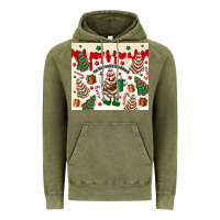 Vintage Olive Boojee Christmas cake Vintage Hoodie - MaliasSmallBusiness