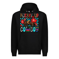Black pucker up cowboy olivia Premium Hoodie - OliviaCreatesArt