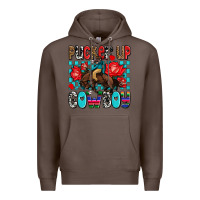 Coffee pucker up cowboy olivia Premium Hoodie - OliviaCreatesArt