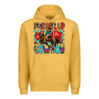 Mustard pucker up cowboy olivia Premium Hoodie - OliviaCreatesArt