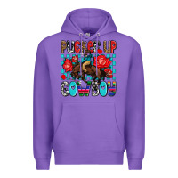 Purple pucker up cowboy olivia Premium Hoodie - OliviaCreatesArt