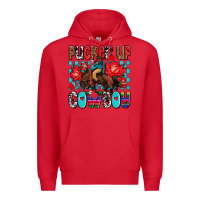 Red pucker up cowboy olivia Premium Hoodie - OliviaCreatesArt