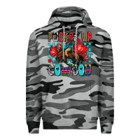 Slate Camo pucker up cowboy olivia Premium Hoodie - OliviaCreatesArt
