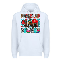 White pucker up cowboy olivia Premium Hoodie - OliviaCreatesArt