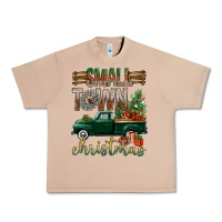 Burro Small Town Christmas With Truck Urban Heavy Tee - BundleAndBundleShop