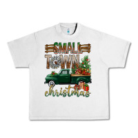 Lunar Rock Small Town Christmas With Truck Urban Heavy Tee - BundleAndBundleShop