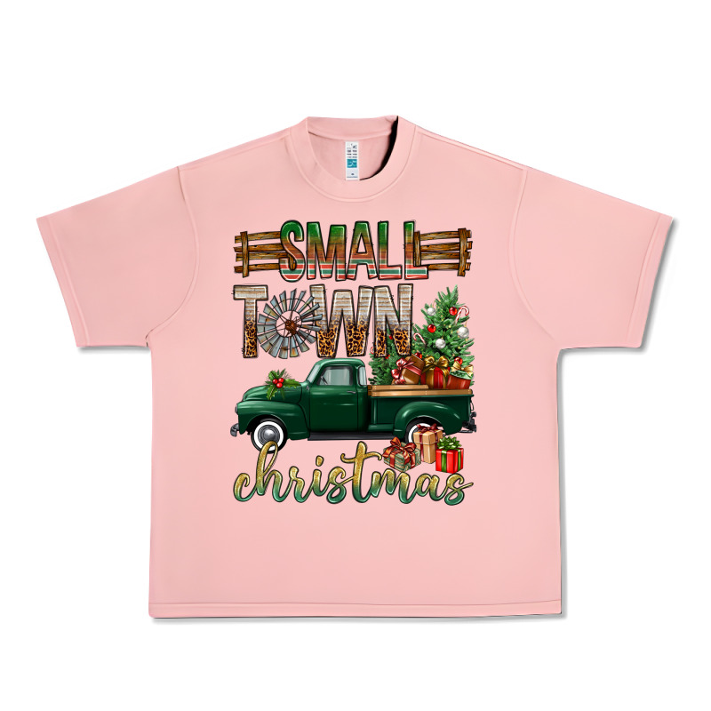 Small Town Christmas With Truck Urban Heavy Tee by BundleAndBundleShop | Teevron