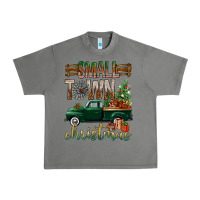 Tornado Small Town Christmas With Truck Urban Heavy Tee - BundleAndBundleShop