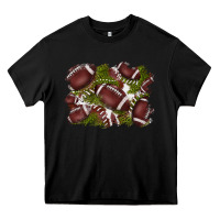 Black football background Heavy Core Tee - BarkalooDesign