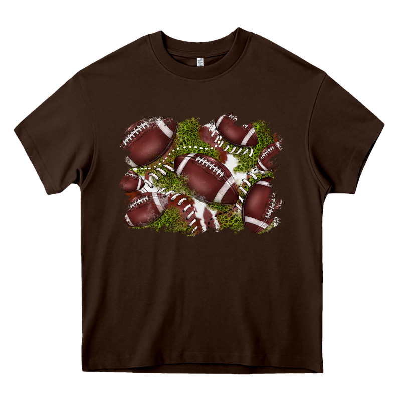 Football Background Heavy Core Tee by BarkalooDesign | Teevron