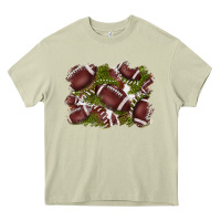 Mossy football background Heavy Core Tee - BarkalooDesign