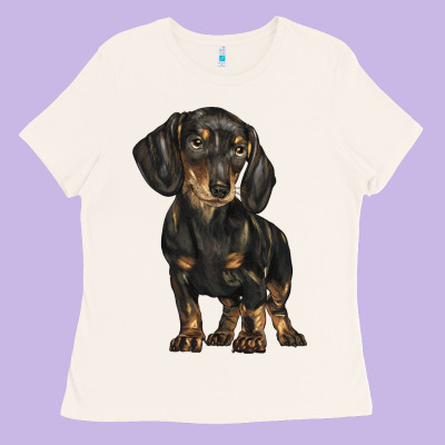 Dachshund Ladies Tee Designed By Barkaloodesign
