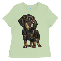 Matcha dachshund Ladies Tee - BarkalooDesign