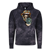 Cloud Black Turquoise Gemstone Leopard Cowhide Tongue Vintage Hoodie - Jasminsmagicworld