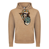 Vintage Coffee Turquoise Gemstone Leopard Cowhide Tongue Vintage Hoodie - Jasminsmagicworld