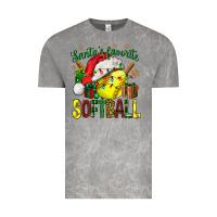 Cloud Rock santa's favorite softball bbs Vintage Tee - BundleAndBundleShop