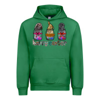 Emerald Happy Easter Urban Hoodie - CowhideDigitalArt