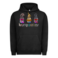 Pigment Black Happy Easter Urban Hoodie - CowhideDigitalArt